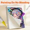 Fabric Markers for Clothes 24 Colors Set Acrylic Canvas Markers, Dual Brush Tip Markers for Coloring Markers No Bleeding, DIY Tooli Art Acrylic Paint Pens for Rock